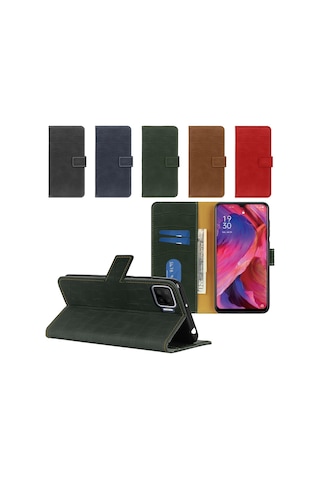 Oppo A73 Kilif Kroko Desen Kapakli Cüzdanli 489388190