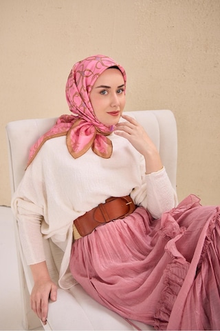 Silk Home Twill İpek Eşarp 11509-08 Pembe
