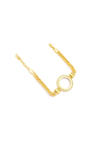 Ferizz Altın Kaplama Yarım Çerçeve Bileklik BLK-1129