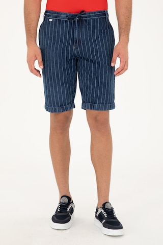 U.s. Polo Assn. Erkek Mavi Şort Jean 50289295-dn0022 Mıd Blue