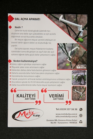 Ceyus Dal Açma Aparatı Dal Ayırma Aparatı 100 Adet