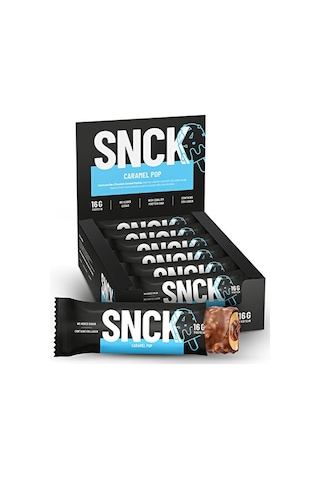 Snck Yüksek Protein Bar 55 Gr 12 Adet - Karamel-fındık