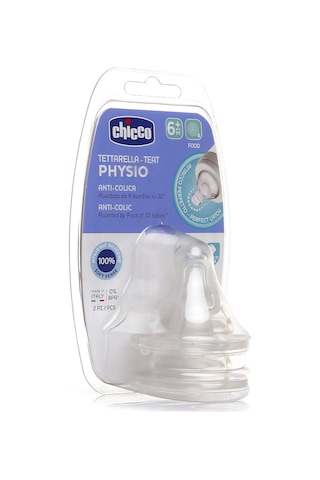 Chicco Yeni Wellbeing 6+ Ay Biberon Emziği 2'Li