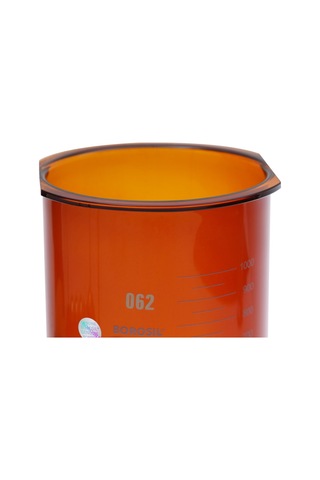 Borosil L Tipi Amber Çözünme Cihazı Beheri 1 L