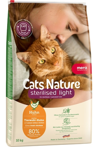 Mera Sterilized Finest Fit Tavuklu Kısırlaştırılmış Yetişkin Kedi Maması 10 KG