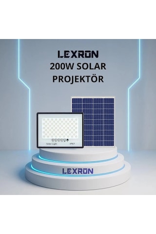 Lexron 200w Solar Projektör Lexron 200w Solar Projektör