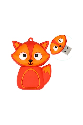 Sones Microdrive 128gb Usb 2.0 Creative Cute Fox U Disk