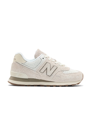 New Balance 574 Unisex Leather Sneaker Günlük Hakiki Deri Spor Ayakkabı Krem