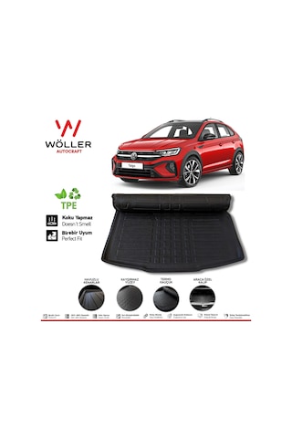 Vw Taigo Bagaj Havuzu 2022 Sonrası 3D Wöller Ultraflex Esnek