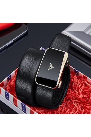 Williampolo Prestige Seri Lüks Hakiki Deri Erkek Kemer Gold