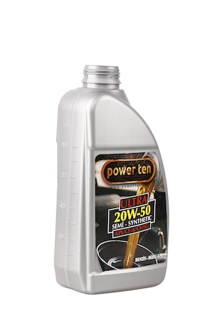 Power Ten Pro 20W-50 Motor Yağı 1 Litre + 12 Adet Koli