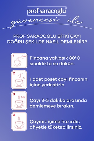 Prof Saracoglu Adaçayı Bitki Çayı 20'li