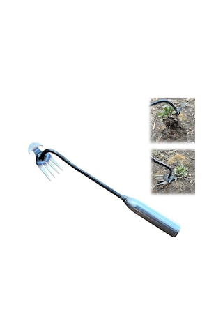Singree "4 Dişli Dayanıklı Bahçe Çapalama Aleti - Yabani Ot Temizleme Ve Toprak Kabartma İçin Mükemmel Çözüm"