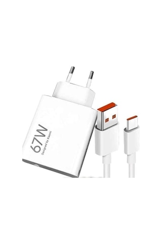 Xiaomi Mdy-12-es 67w Hızlı Şarj Cihazı Adaptörü Usb-a- Type-c Kablolu