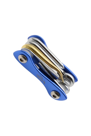 Neevoyu Su Altına Onarım Aleti: Keep Dıvıng Çelik 8 Fonksiyonlu Mını Takım - Akıllı Vint, Somun Torku Ve Balık Çizgi Kesme - Mavi Çok Renkli