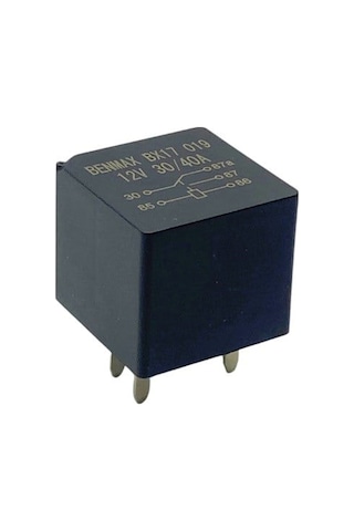 12v Röle 5 Uçlu 30/40 A Mini Tip Mikro Usa Tipi Çift Platin 30-85-86-87-87a