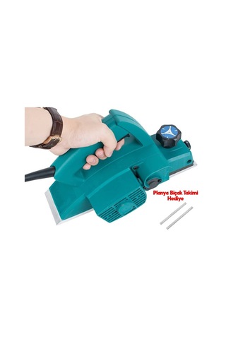 Staxx Metal Dişli 3000 W Çift Bıçak Planya Makinası 82Mm + Bıçak