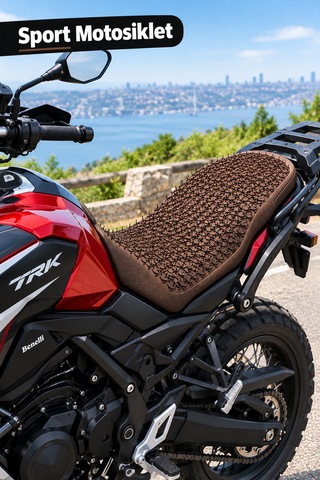 Arkado Motosiklet Sele Matı Kahverengi 10 Adet