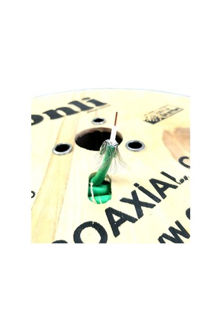 Onli Rg6U6 Yeşil Anten Kablosu 500 Metre 80 Tel