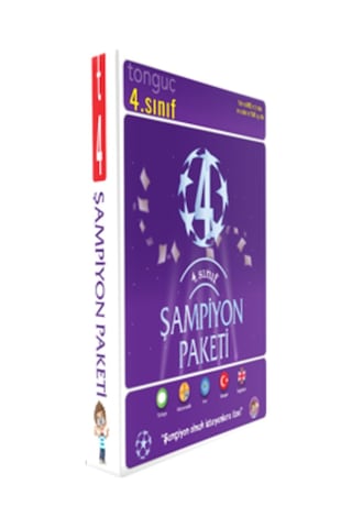 Tonguç 4. Sınıf Şampiyon Paketi Taktikli Soru Bankası Set 4 Kitap