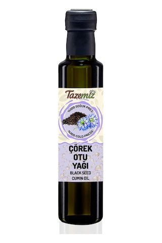 Tazemiz Soğuk Pres Çörek Otu Yağı 250 ML Tazemiz Soğuk Pres Çörek Otu Yağı 250 ML