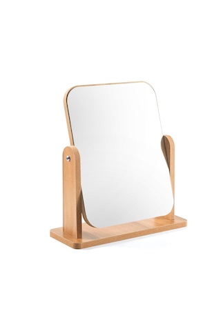 Shethınk Dekoratif Ahşap Döner Makyaj Aynası Mu-45