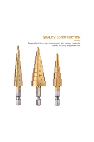 Hallow Hss Titanyum Adım Matkap Ucu Seti 4 Adet