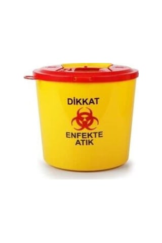 Tıbbi Atık Çöp Kovası 10 Lt 5 Adet Genel