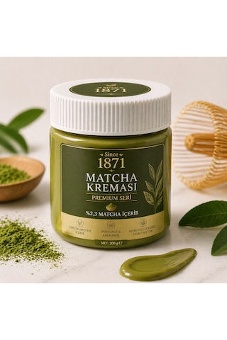 Matcha Kreması Premium Seri %2,3 Matcha İçerir 200 G