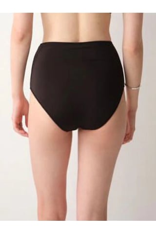 No Gossip Bardot Yüksek Bel Bikini Tek Alt Siyah