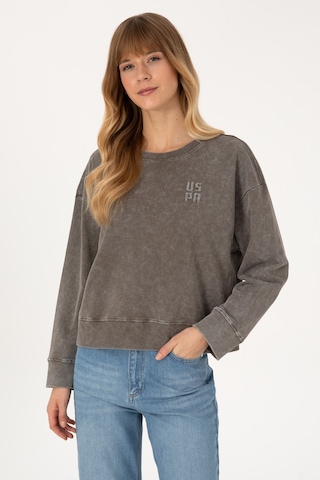 U.s. Polo Assn. Kadın Vizon Sweatshirt 50314186-vr052 VIZON