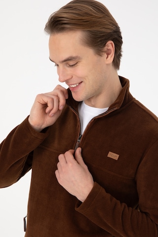 U.s. Polo Assn. Erkek Kahverengi Sweatshirt 50315925-vr029 Kahverengı