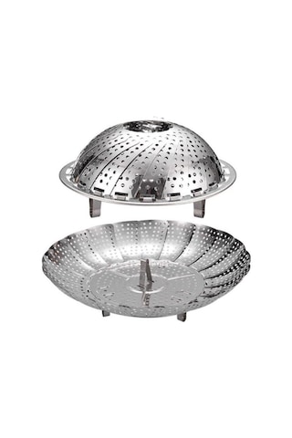 Buharda Sebze Haşlama Ve Pişirme Aparatı Sepeti Buharda Pişirici