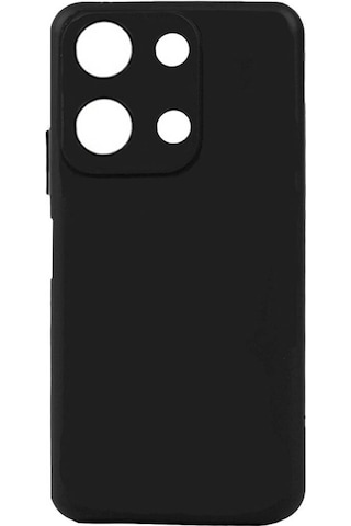 Kilifone - İnfinix Note 30 Pro Uyumlu Kılıf Mat Esnek Biye Silikon Kapak - Siyah - T30194