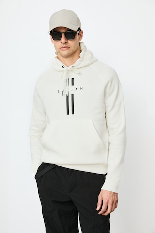 Lufian Decland Erkek Sweatshirt Kırık Beyaz Kırık Beyaz 112030207100510