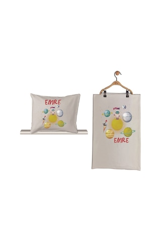 Pia Baby Gl 1922-02 İsme Özel Beşli Tulum Set Krem