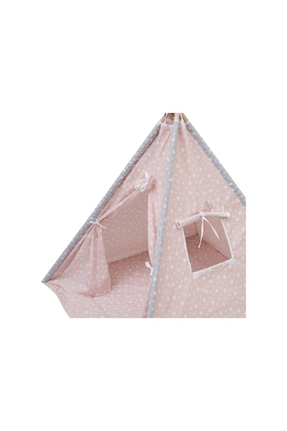 Exorbaby Ahşap Ve Pamuklu, Toplanmaz, Oyun Çadırı, Oyun Evi Pembe