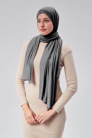 Kadın Tesettür Luxury Penye Şal Füme