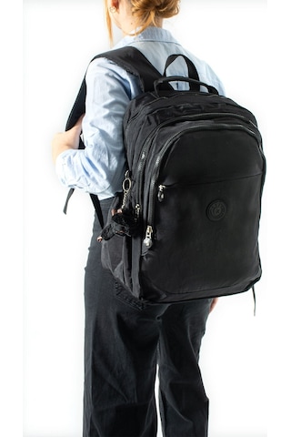 Ultra Hafif Çok Cepli Orta Boy Sırt Çantası Siyah Model: 571-3k