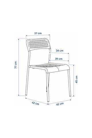 Mira Yeşil/beyaz Sandalye Plastik Gövdeli Metal Ayaklı, Mutfak Sandalyesi, Çalışma, Bahçe, Yemek Oda Yeşil/beyaz- 4 Adet