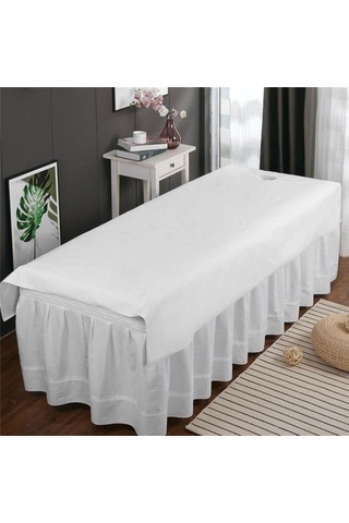 Suntek Profesyonel Su Geçirmez Masaj Yatağı Masa Beyaz