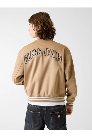 Guess Gj Suni Süet Bomber Erkek Bej Ceket M6rl0jwj842-g1fe Bej