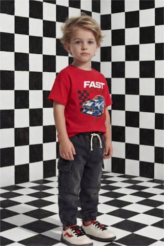 Defacto Erkek Bebek Regular Fit Baskılı Kısa Kollu Tişört G6138a526smrd79 Kırmızı-rd79