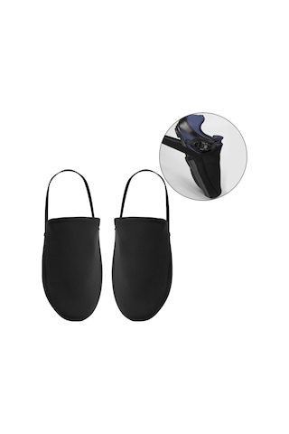 Suntek Bisiklet Ayakkabı Burun Kapağı Suya Dayanıklı S-siyah Siyah