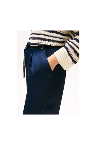 Tommy Hilfiger Sateen Tıe Rlxd Straıght Pants Kadın Mavi Pantolon - Ww0ww47171 Mavi