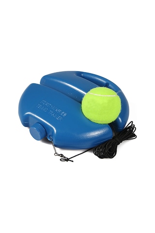 Konesam Tek Kişilik Tenis Egzersiz Aleti - Dayanıklı Tabanlı Rebound Topu İle Raket Becerileri Geliştirici