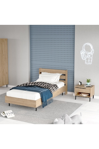 Robin Home Lidya Genç Odası Takımı 2'li Set Sepet Kahverengi