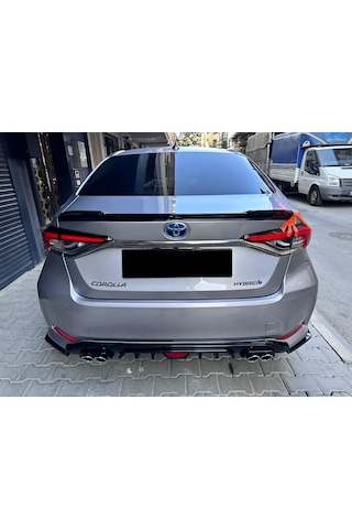 Autogp Toyota Corolla Arka Tampon Difüzörü Sedan 2019+