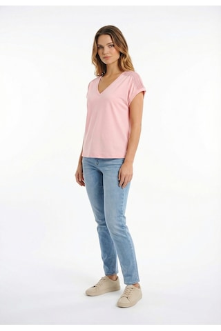 Only Onlfree Life S/s V-neck Lace Top Jrs Kadın T-shirt 15369294 Pembe