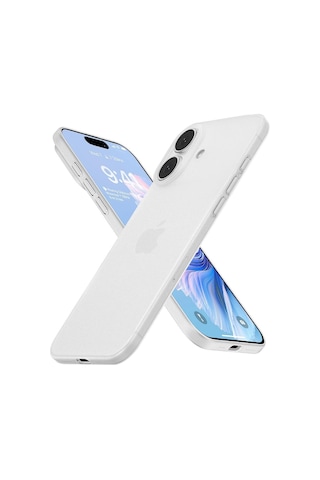 Teleplus Apple Uyumlu iPhone 16 Kılıf 0.3mm Ultra Thin Hayalet Pp Kapak